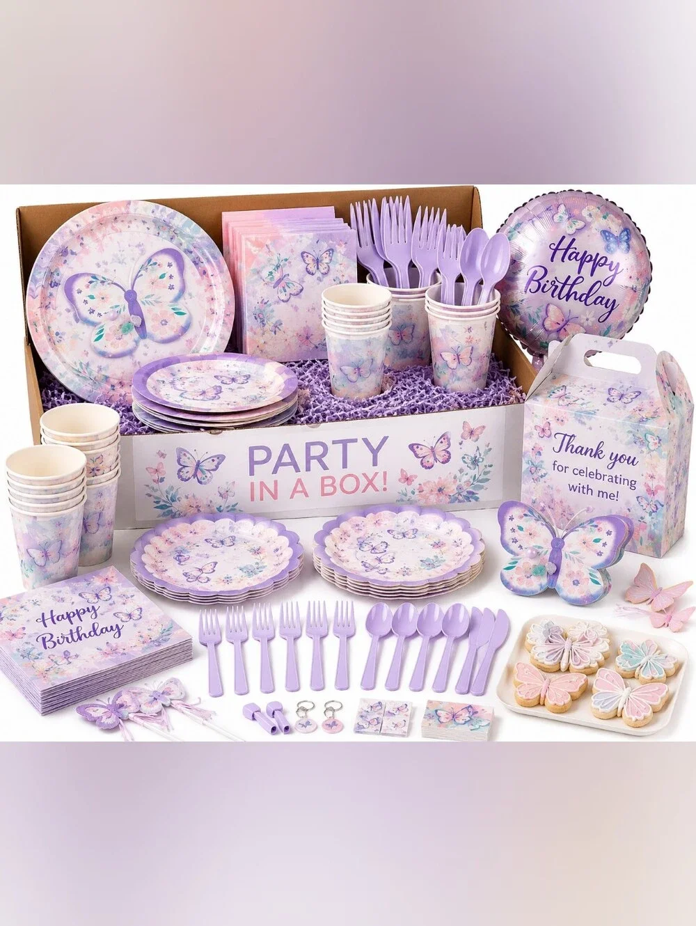 Flutter Butterfly Birthday Party In A Box!
